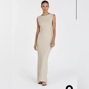 Sienna Stone Midi Dress